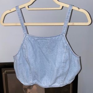 Denim Crop Top